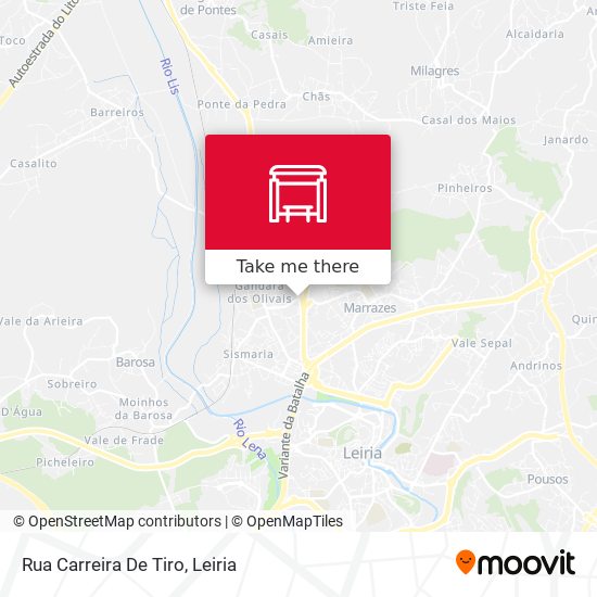 Rua Carreira De Tiro mapa