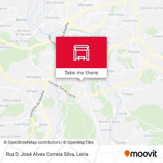 Rua D. José Alves Correia Silva map