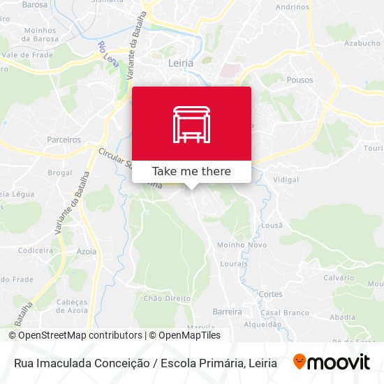 Rua Imaculada Conceição / Escola Primária map