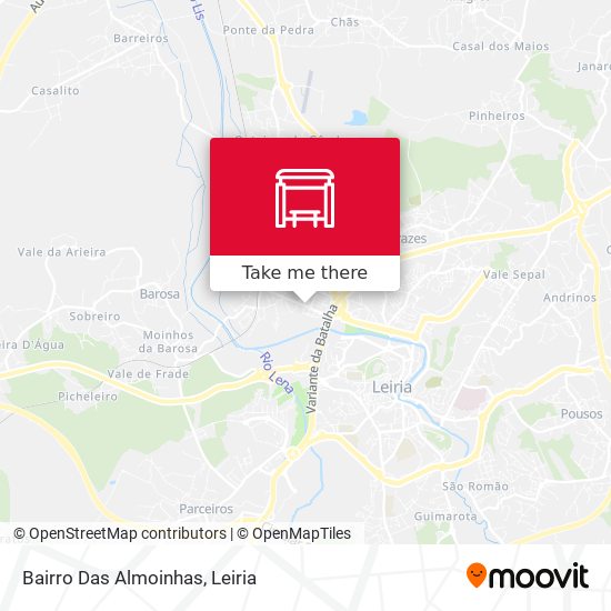 Bairro Das Almoinhas map