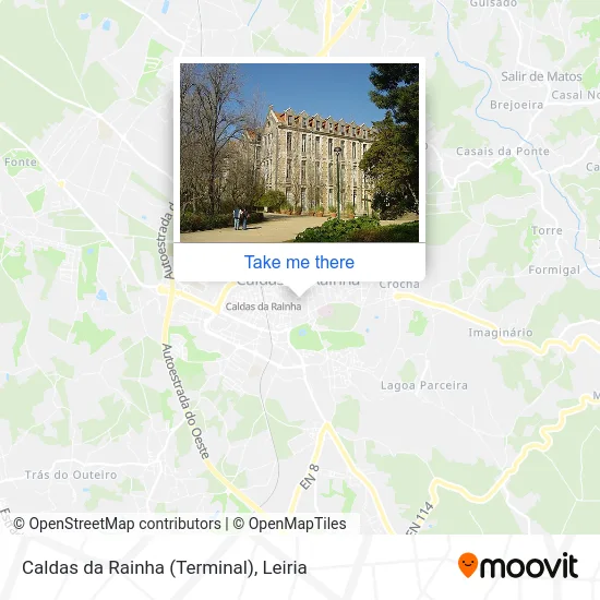 Caldas da Rainha (Terminal) map