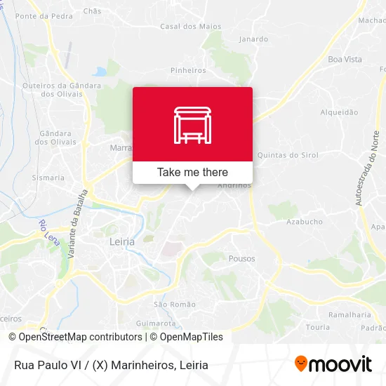 Rua Paulo VI / (X) Marinheiros map