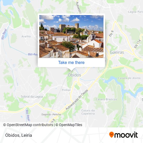 Óbidos map