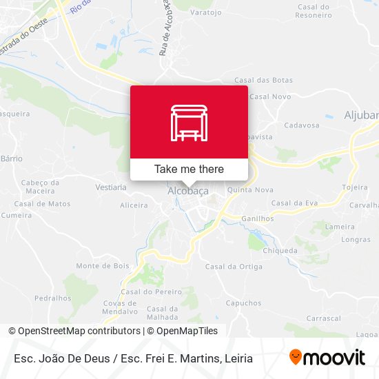 Esc. João De Deus / Esc. Frei E. Martins map