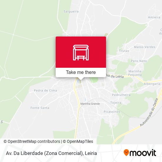 Av. Da Liberdade (Zona Comercial) mapa