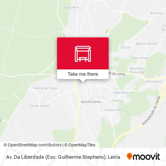 Av. Da Liberdade (Esc. Guilherme Stephens) map