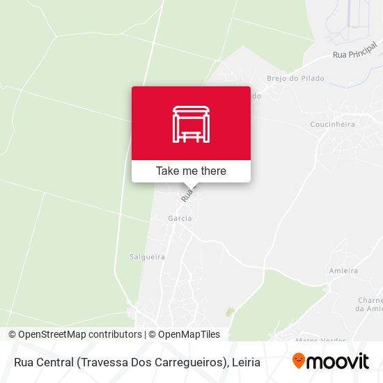 Rua Central (Travessa Dos Carregueiros) mapa