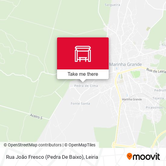 Rua João Fresco (Pedra De Baixo) map