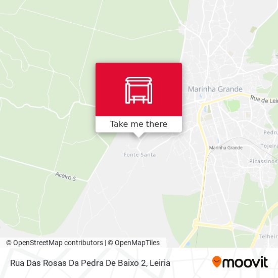 Rua Das Rosas Da Pedra De Baixo 2 map