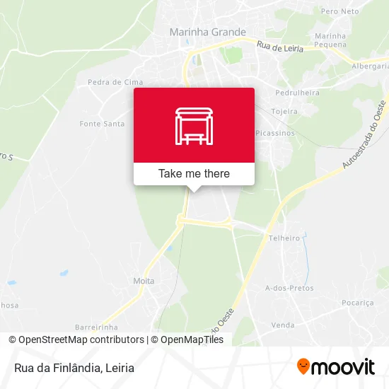 Rua da Finlândia map