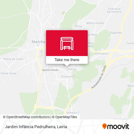 Jardim Infância Pedrulheira mapa