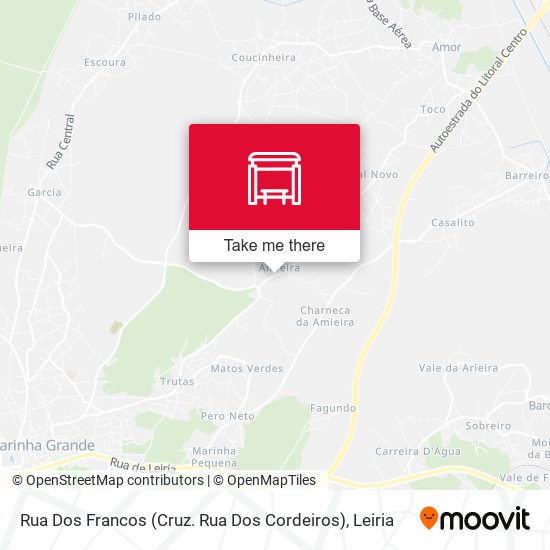 Rua Dos Francos (Cruz. Rua Dos Cordeiros) map