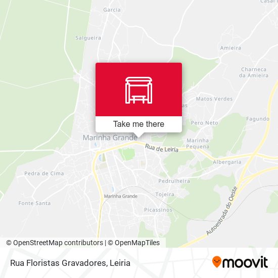 Rua Floristas Gravadores mapa