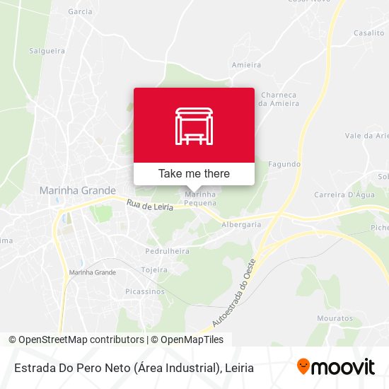 Estrada Do Pero Neto (Área Industrial) map