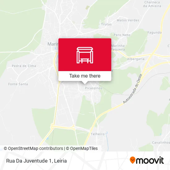 Rua Da Juventude 1 map