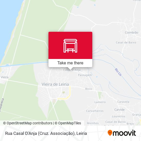 Rua Casal D'Anja (Cruz. Associação) map