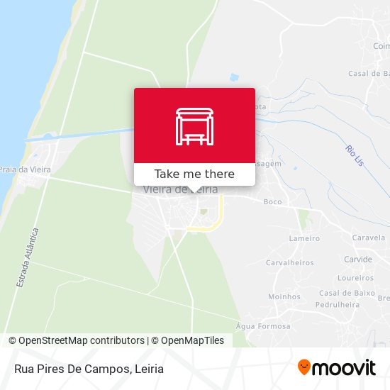 Rua Pires De Campos mapa