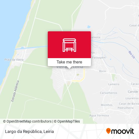 Largo Da República map