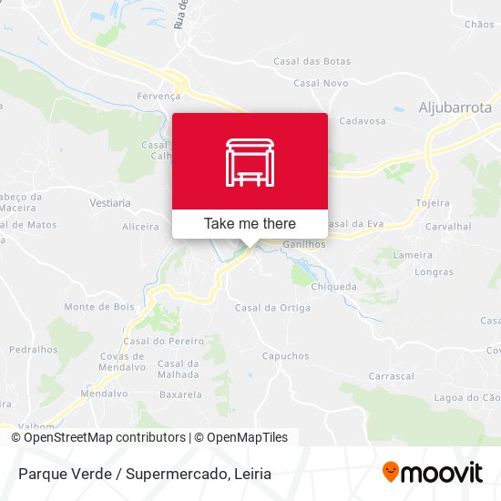 Parque Verde / Supermercado map