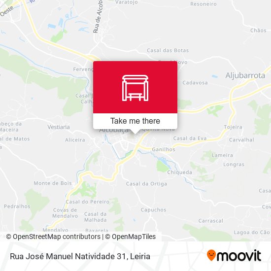 Rua José Manuel Natividade 31 map