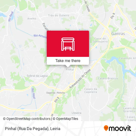 Pinhal (Rua Da Pegada) map