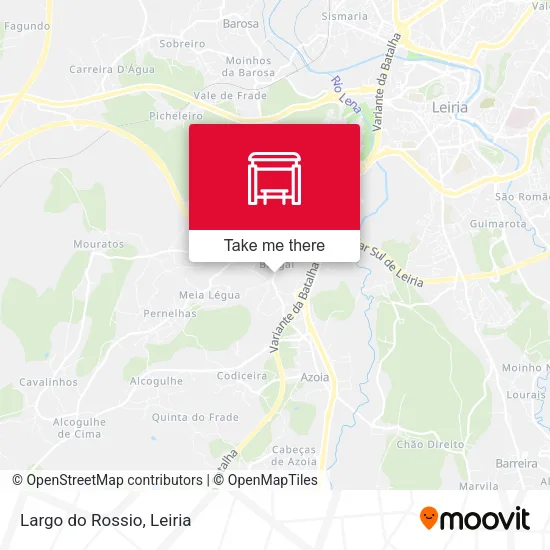 Largo do Rossio map