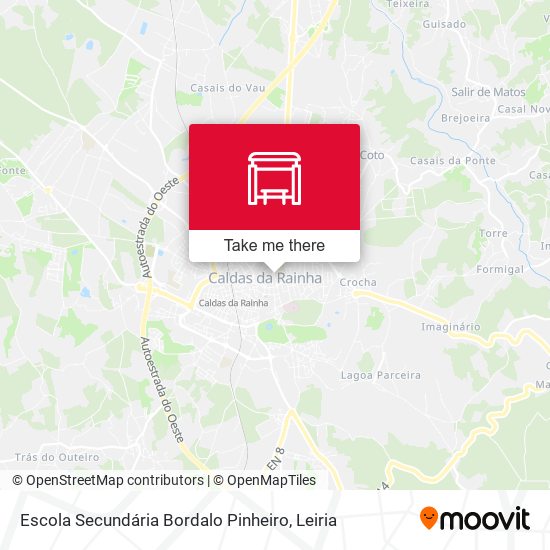 Escola Secundária Bordalo Pinheiro map