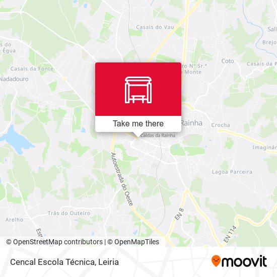 Cencal Escola Técnica map