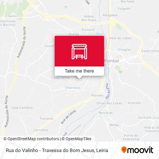 Rua Do Valinho - Travessa Do Bom Jesus map