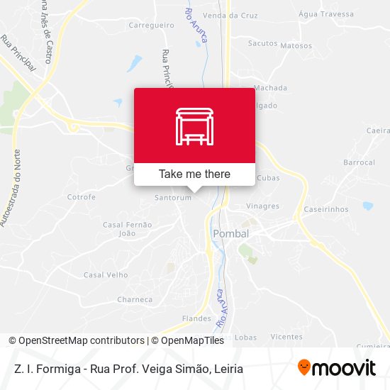 Z. I. Formiga - Rua Prof. Veiga Simão map