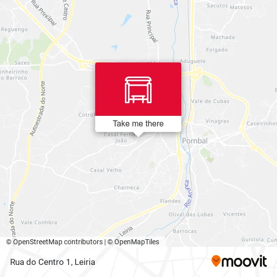 Rua do Centro 1 map
