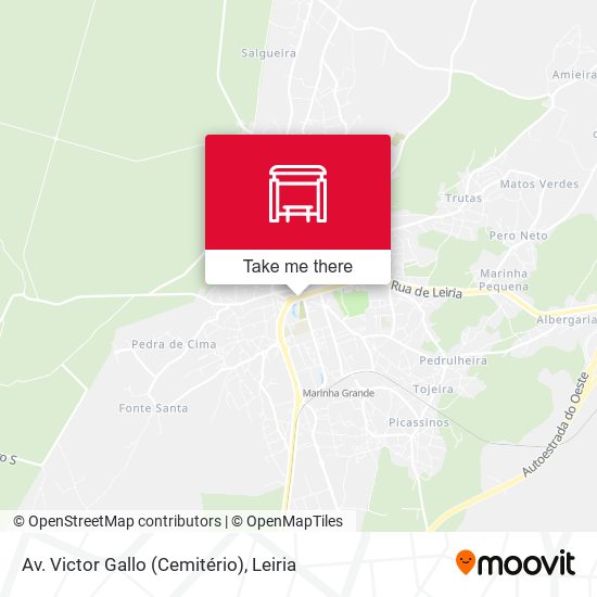 Av. Victor Gallo (Cemitério) mapa