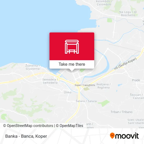 Banka - Banca map