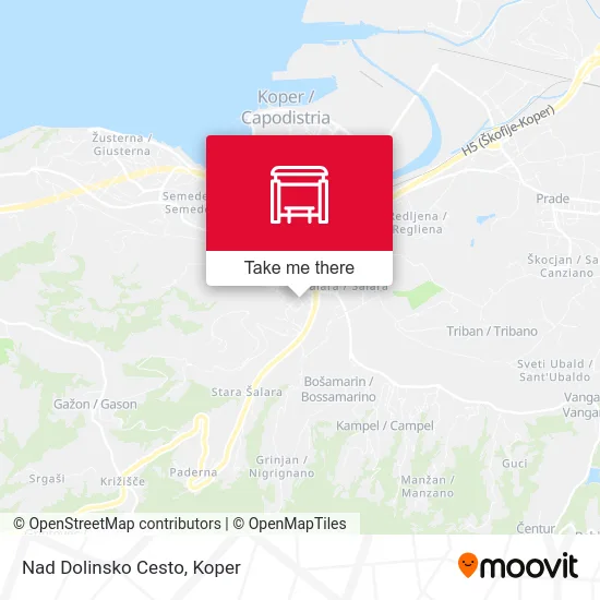 Nad Dolinsko Cesto map