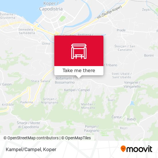 Kampel/Campel map
