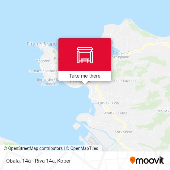 Obala, 14a - Riva 14a map