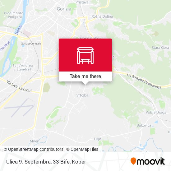 Ulica 9. Septembra, 33  Bife map