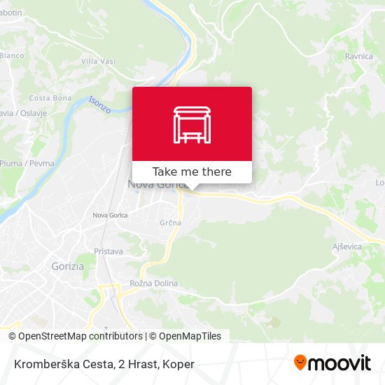 Kromberška Cesta, 2 Hrast map