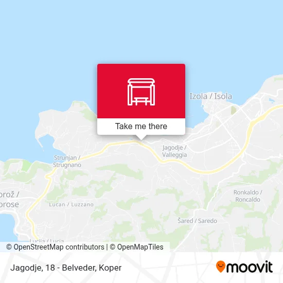 Jagodje, 18 - Belveder map