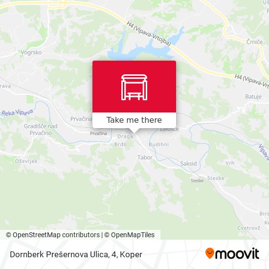 Dornberk  Prešernova Ulica, 4 map