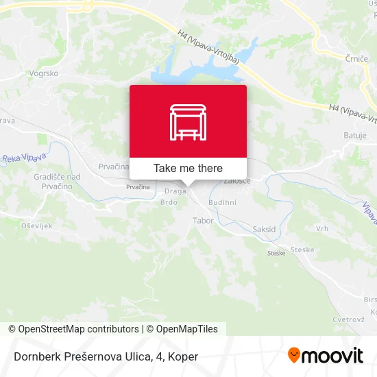 Dornberk  Prešernova Ulica, 4 map
