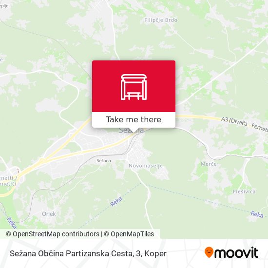 Sežana Občina Partizanska Cesta, 3 map