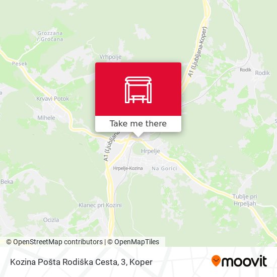 Kozina Pošta Rodiška Cesta, 3 map