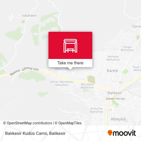 Balıkesir Kudüs Camii map