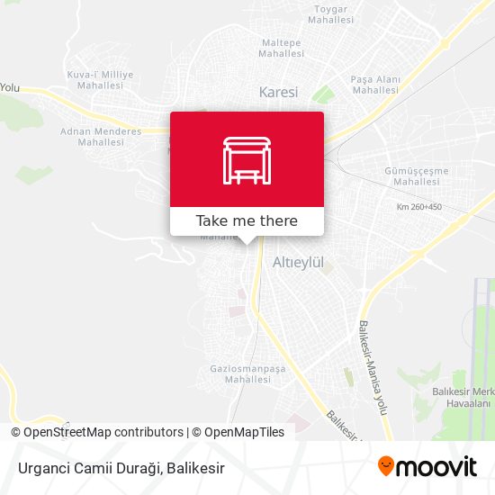 Urganci Camii Duraği map