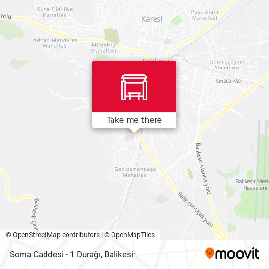 Soma Caddesi - 1 Durağı map