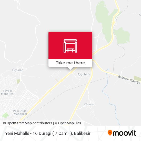 Yeni Mahalle - 16 Duraği ( 7 Camli ) map