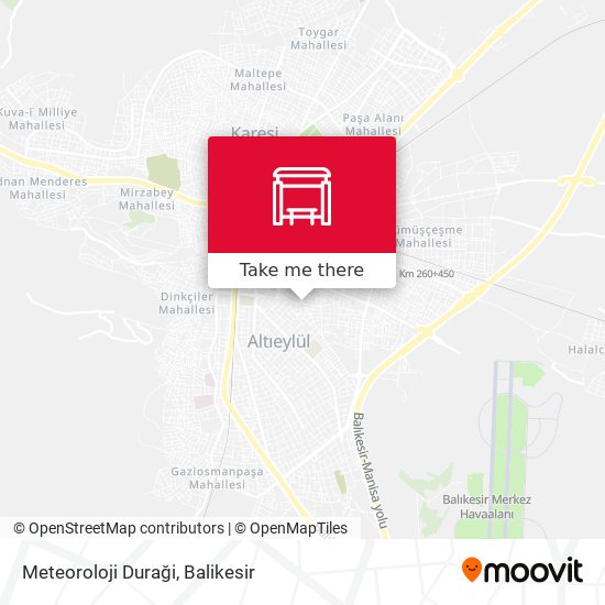Meteoroloji Duraği map