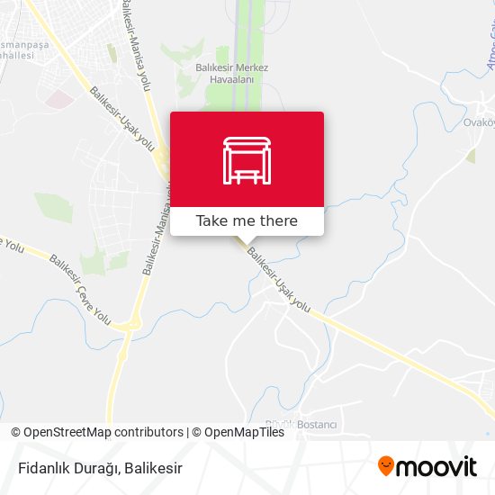 Fidanlık Durağı map