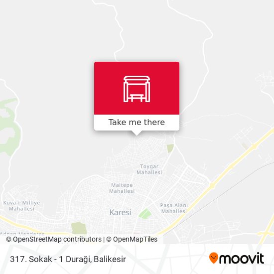 317. Sokak - 1 Duraği map